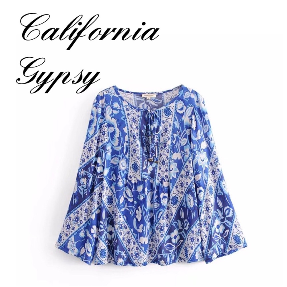 Bohemian Floral Top - Picture 2 of 7